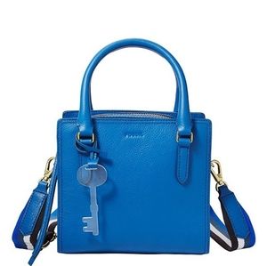 Fossil Hope Leather Key Top Handle Crossbody Bag